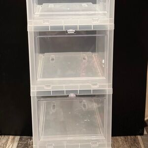 Clear Stackable Storage Drawers
